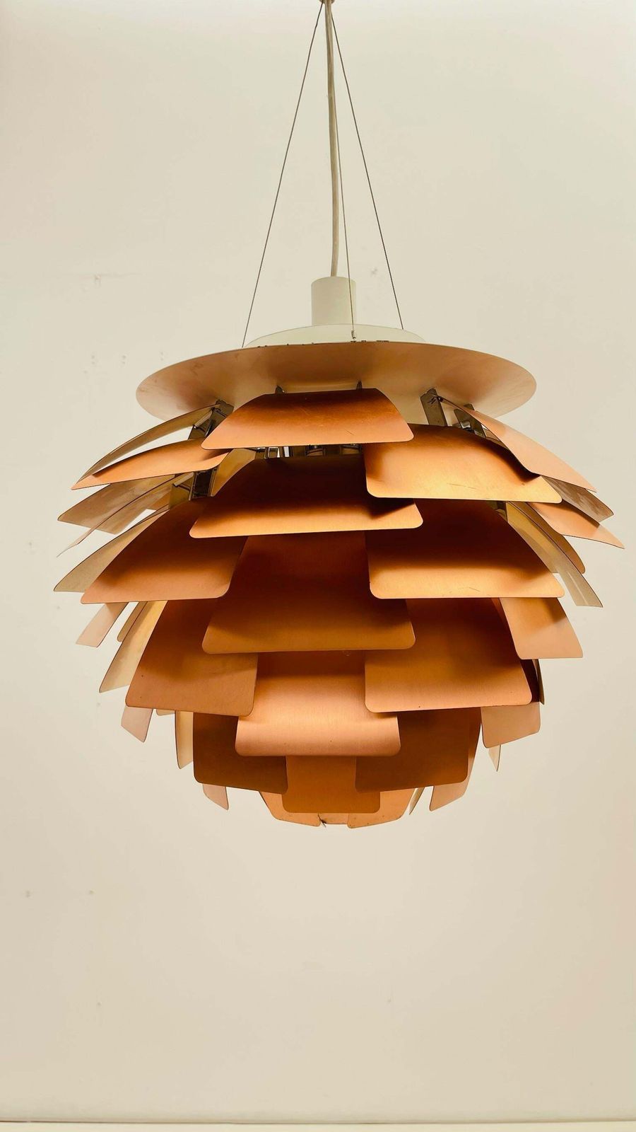 Small Copper Artichoke By Poul Henningsen For Louis Poulsen photo furniture