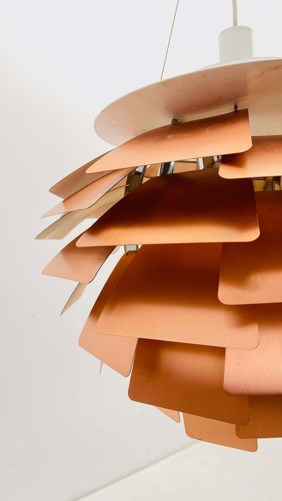 Large Copper Artichoke By Poul Henningsen For Louis Poulsen photo Lighting