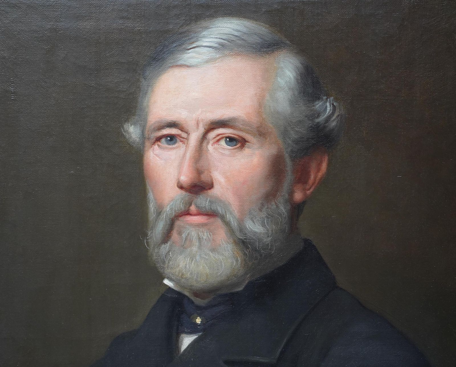 Portrait Of A Gentleman   British Victorian Art Male Portrait Oil Painting photo Art