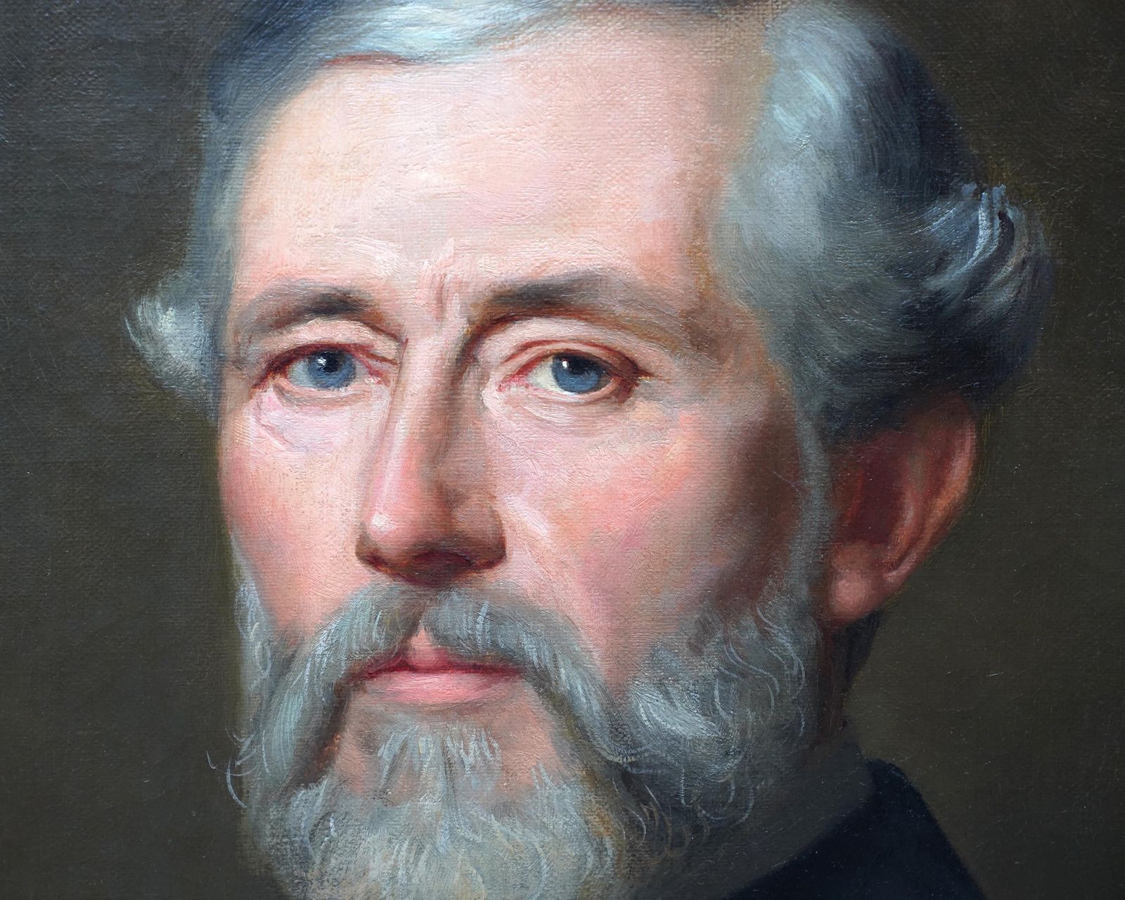 Portrait Of A Gentleman   British Victorian Art Male Portrait Oil Painting photo 2038.0