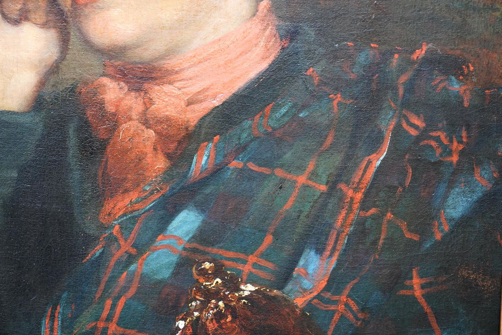 photo furniture Portrait Of Gentleman In Traditional Scottish Dress Old Master Art Oil Painting