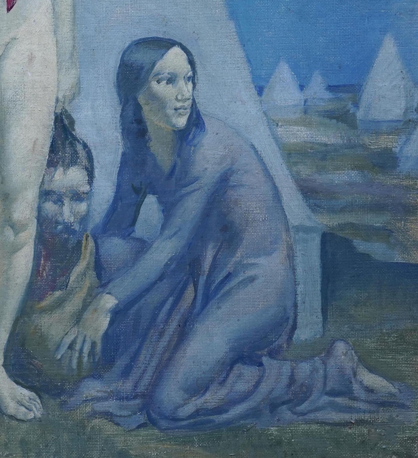 Judith   British 1929 Exh. Post Impressionist Art Oil Painting photo 9680.0