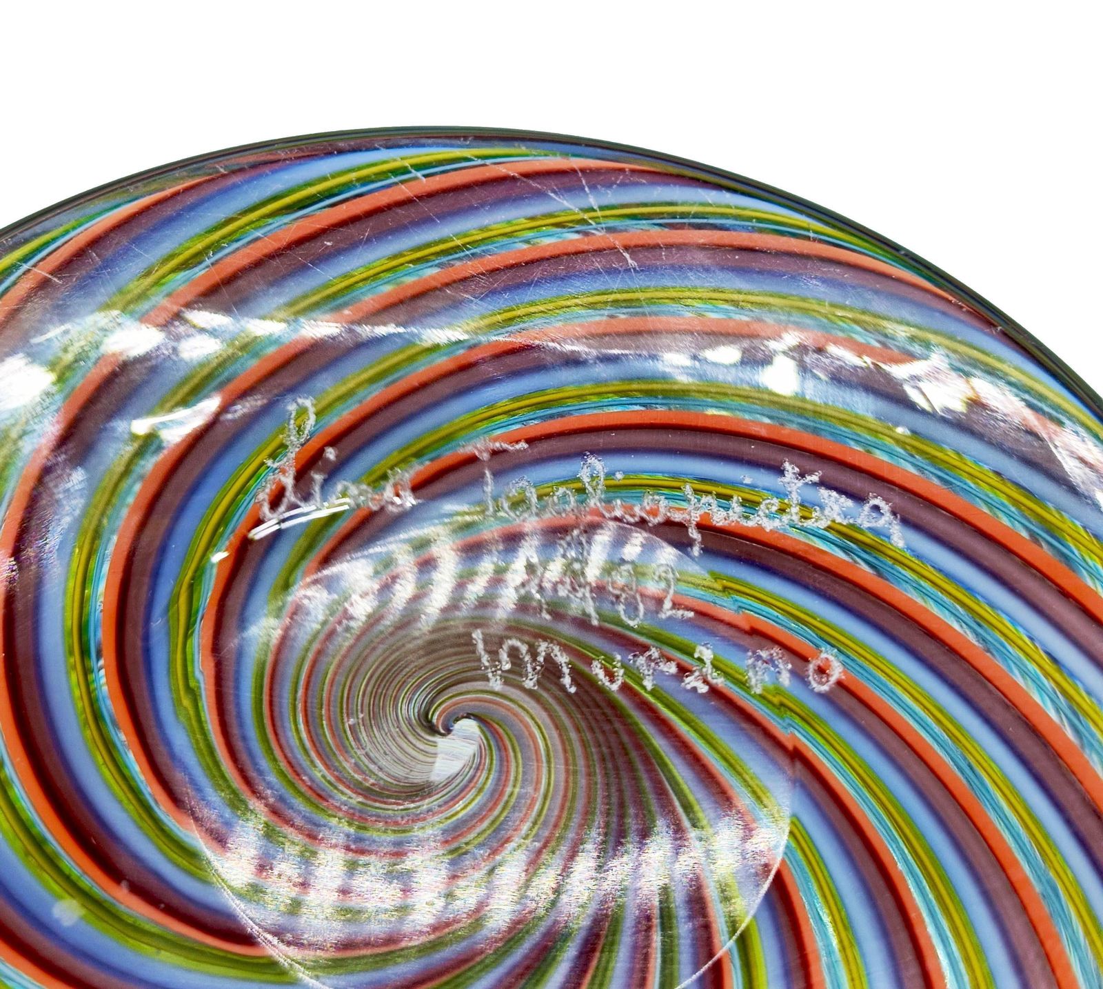 Lino Tagliapietra For Effetre International Vase In Murano Glass, Italy 1980 photo vintage