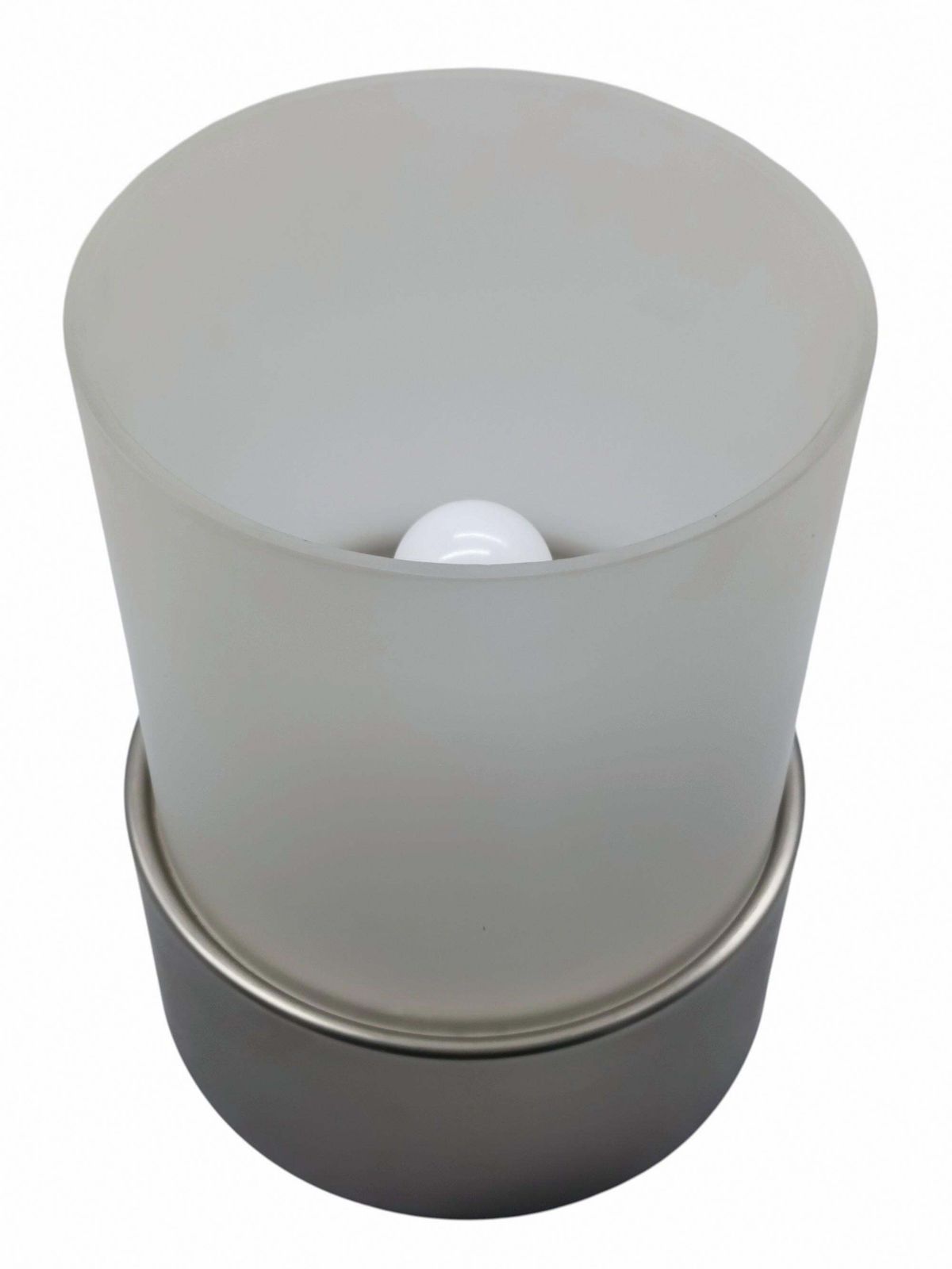 Cylindrical Diffused Light Table Lamp, Italy 1970s photo Lighting