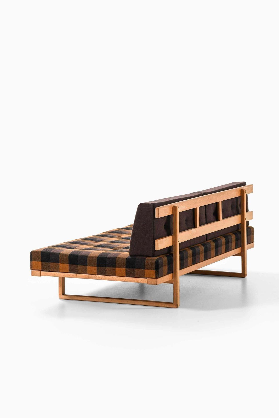 Oak Sofa / Daybed, Model 4311/4312, By Børge Mogensen, 1950s photo vintage