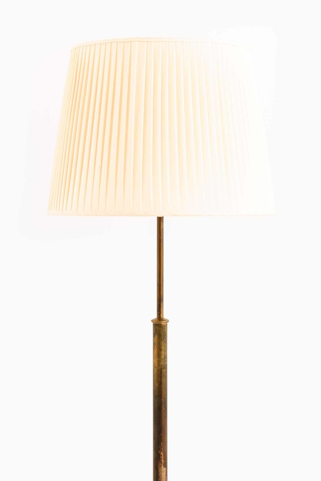 Josef Frank Brass, Silk Floor Lamp By Svenskt Tenn, 1960s photo furniture