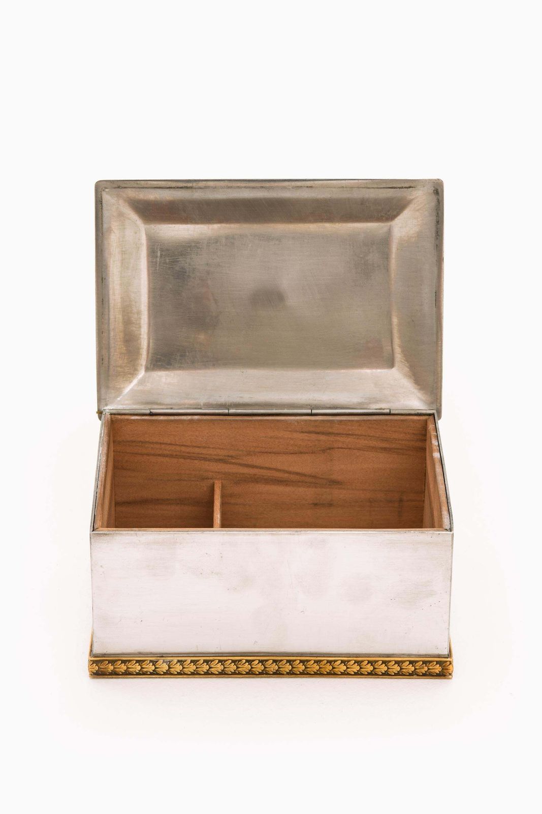 Art Deco Box In Pewter And Brass, 1937 photo furniture