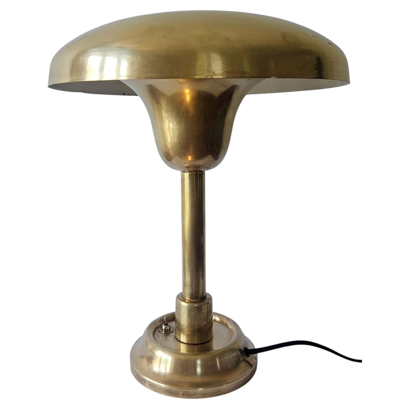 Grote Bauhaus-functionalisme art deco tafellamp, Franta Anyz, jaren 1930