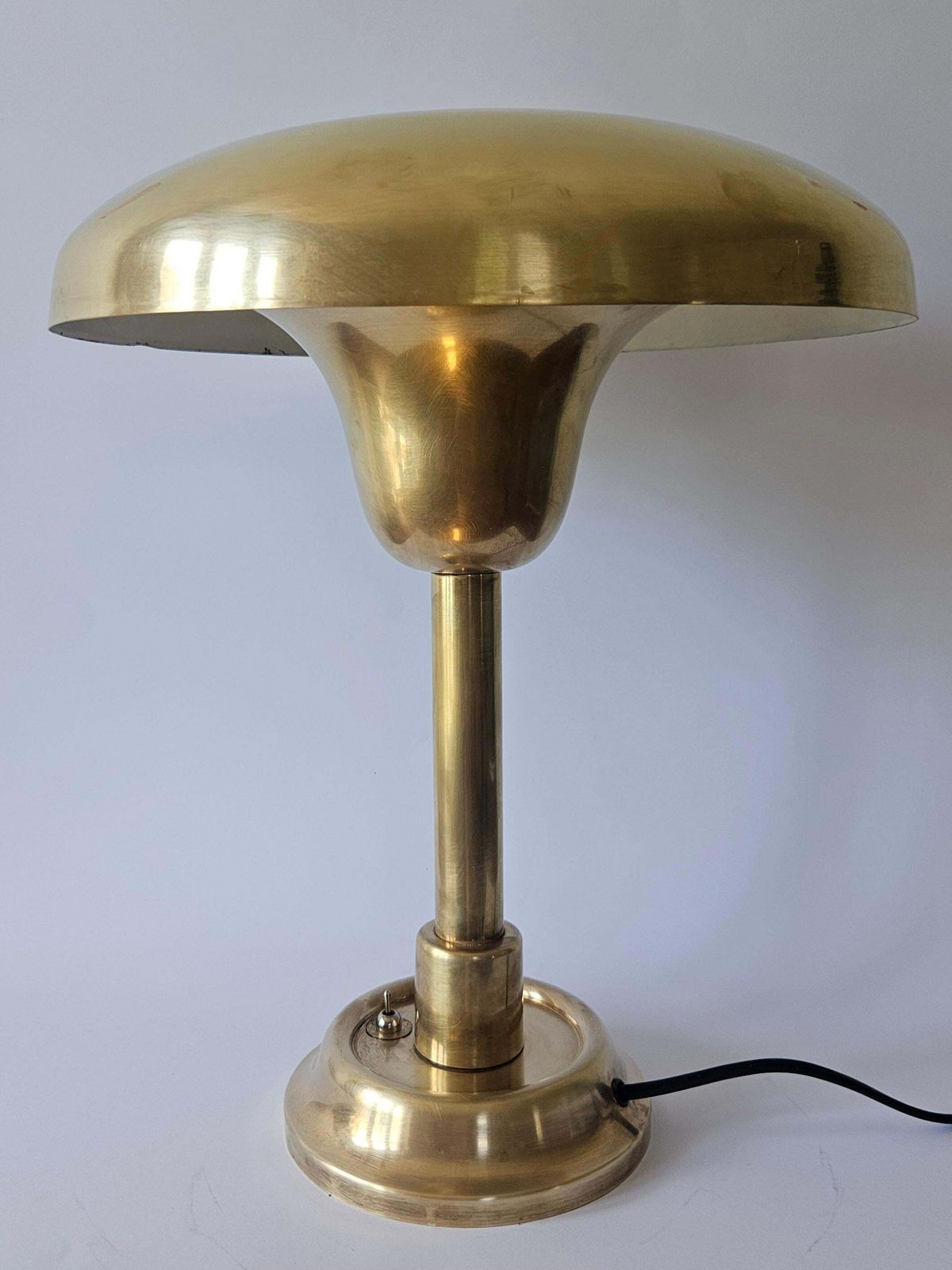 Grote Bauhaus-functionalisme art deco tafellamp, Franta Anyz, jaren 1930 photo for sale