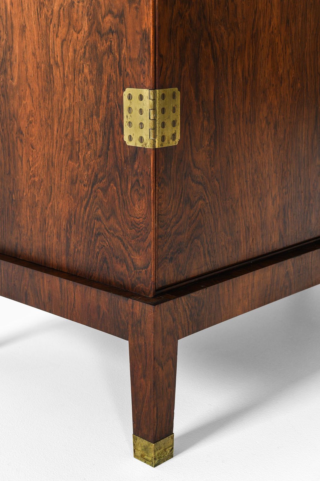 Cabinet Or Wardrobe In Brass And Rosewood By Palle Suenson, 1930s photo for sale