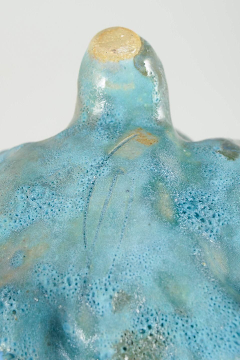 Christina Muff Contemporary Danish Artist. Tall Hand Modelled Stoneware Vessel. photo 1633.0