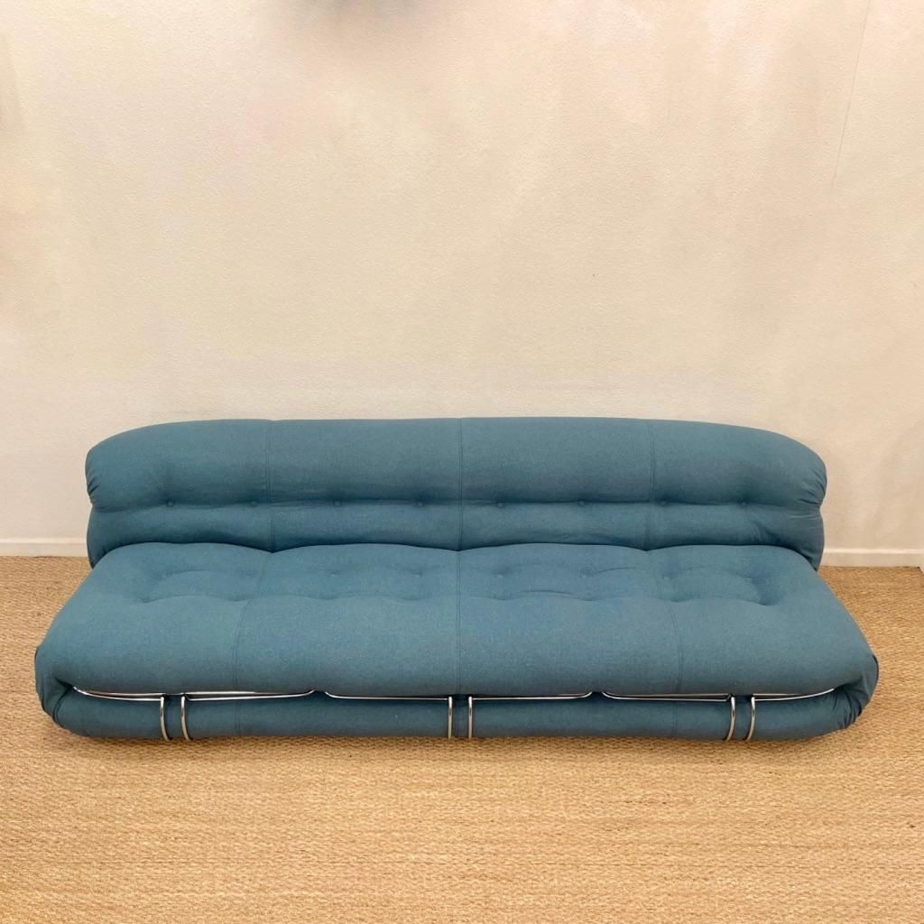 Vintage Xl Sofa Soriana By Afra & Tobia Scarpa Produced By Cassina, Italy 1970s photo vintage
