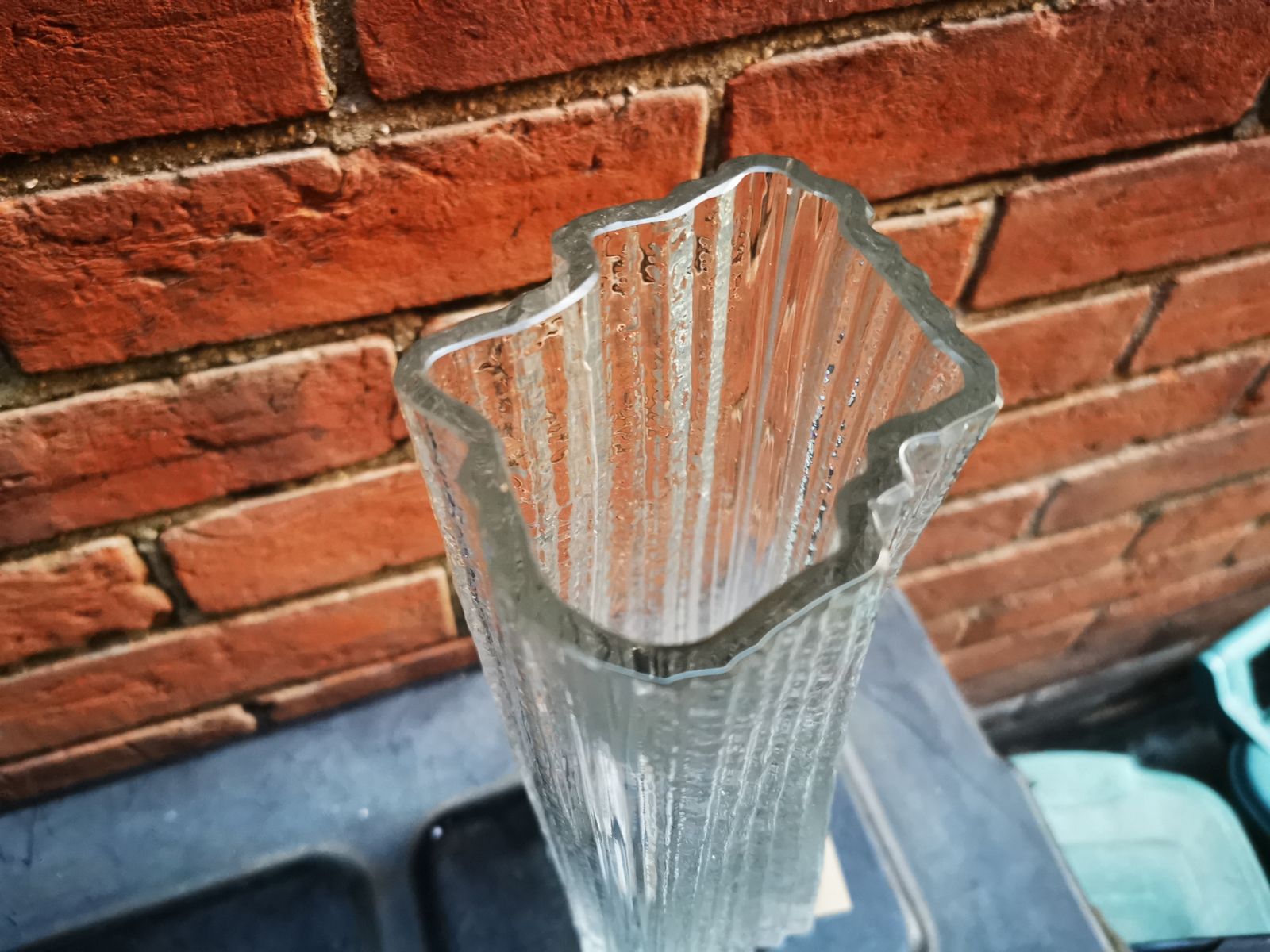 Large Mid Century Nachtmann Crystal Vase photo Home Decor