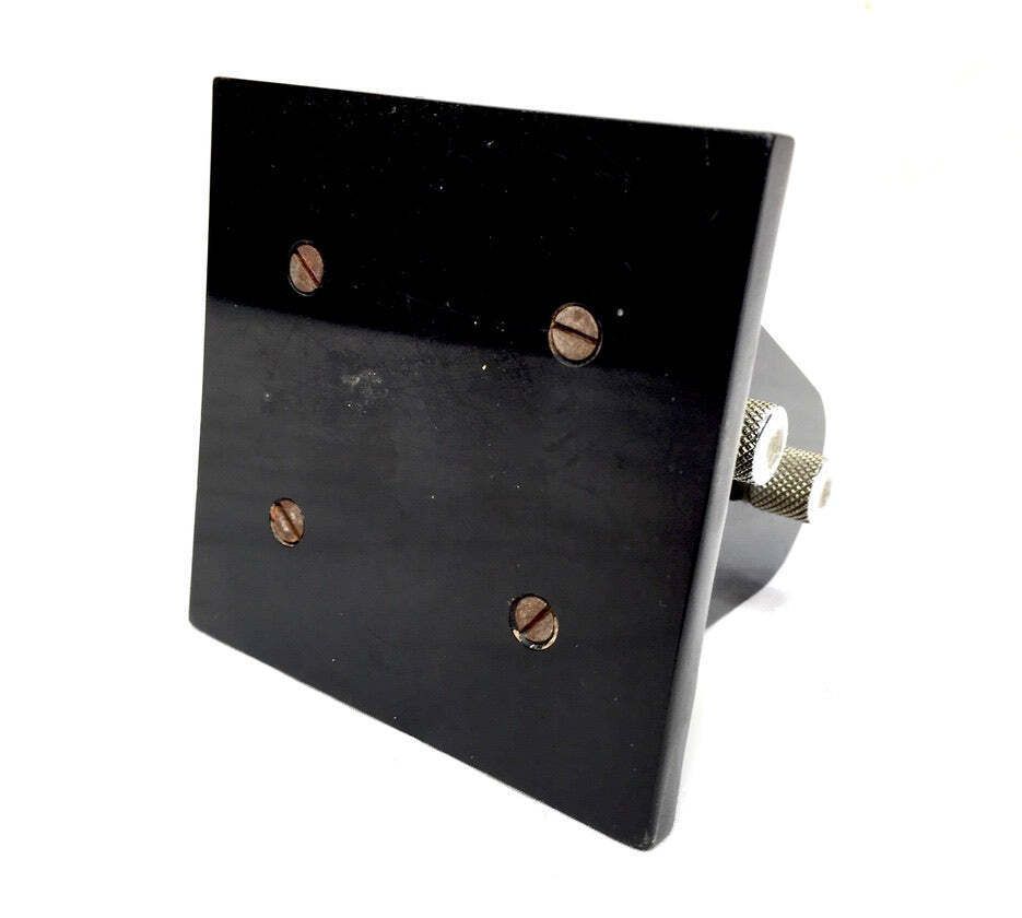 Antique Art Deco Office Desktop Perpetual Calendar C.1930 Working Black Bakelite photo vinterior