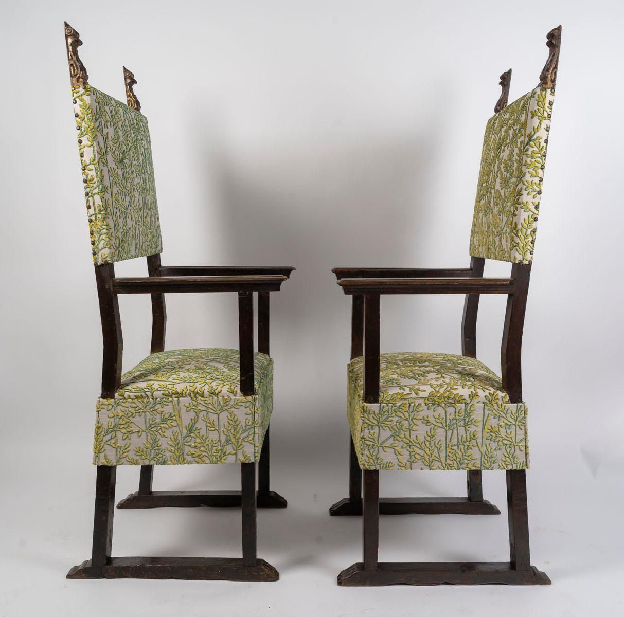 Pair Of 19th Century High Period Style Armchairs. photo buy