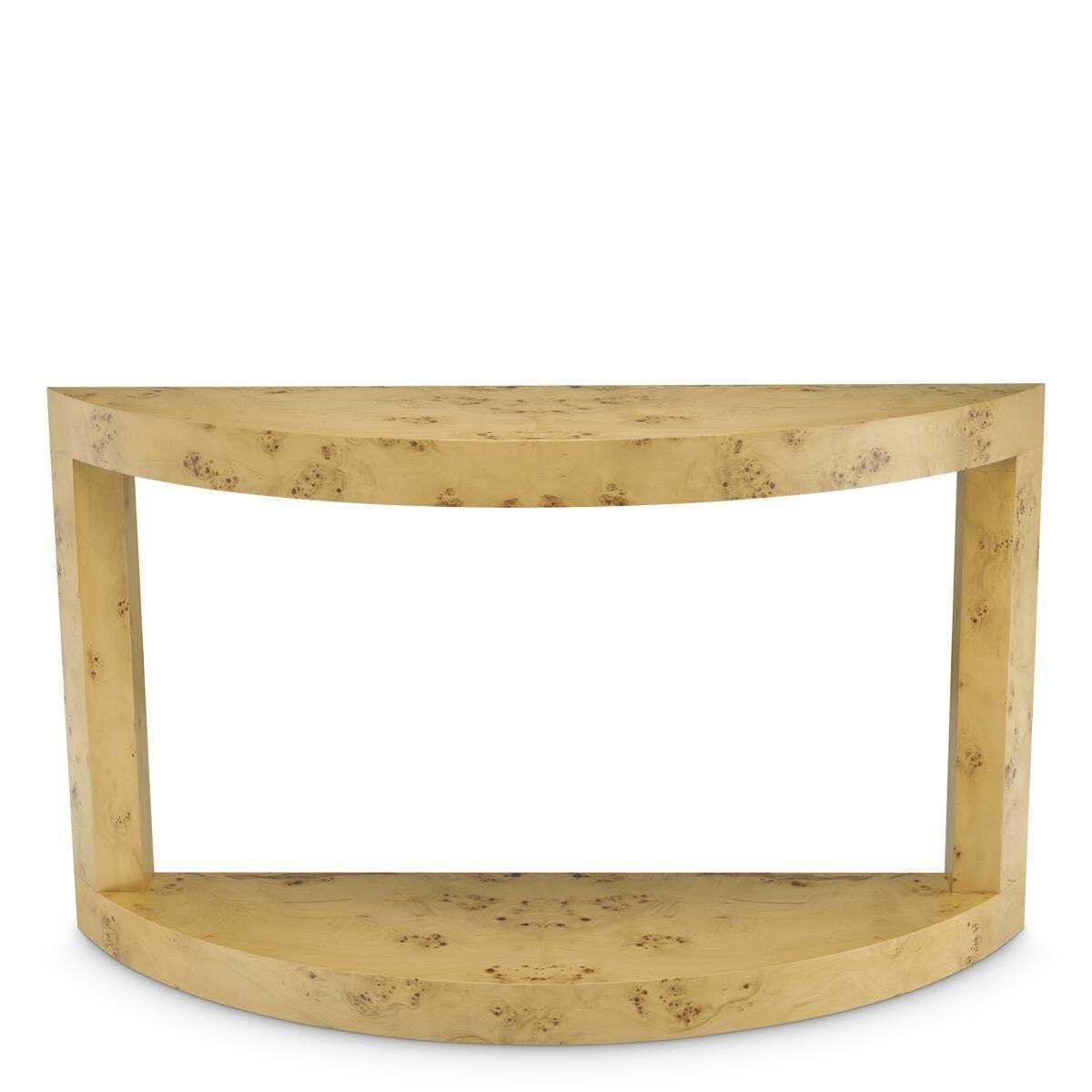 Console Table In Wood Burl Veneer, Contemporary Style photo vintage