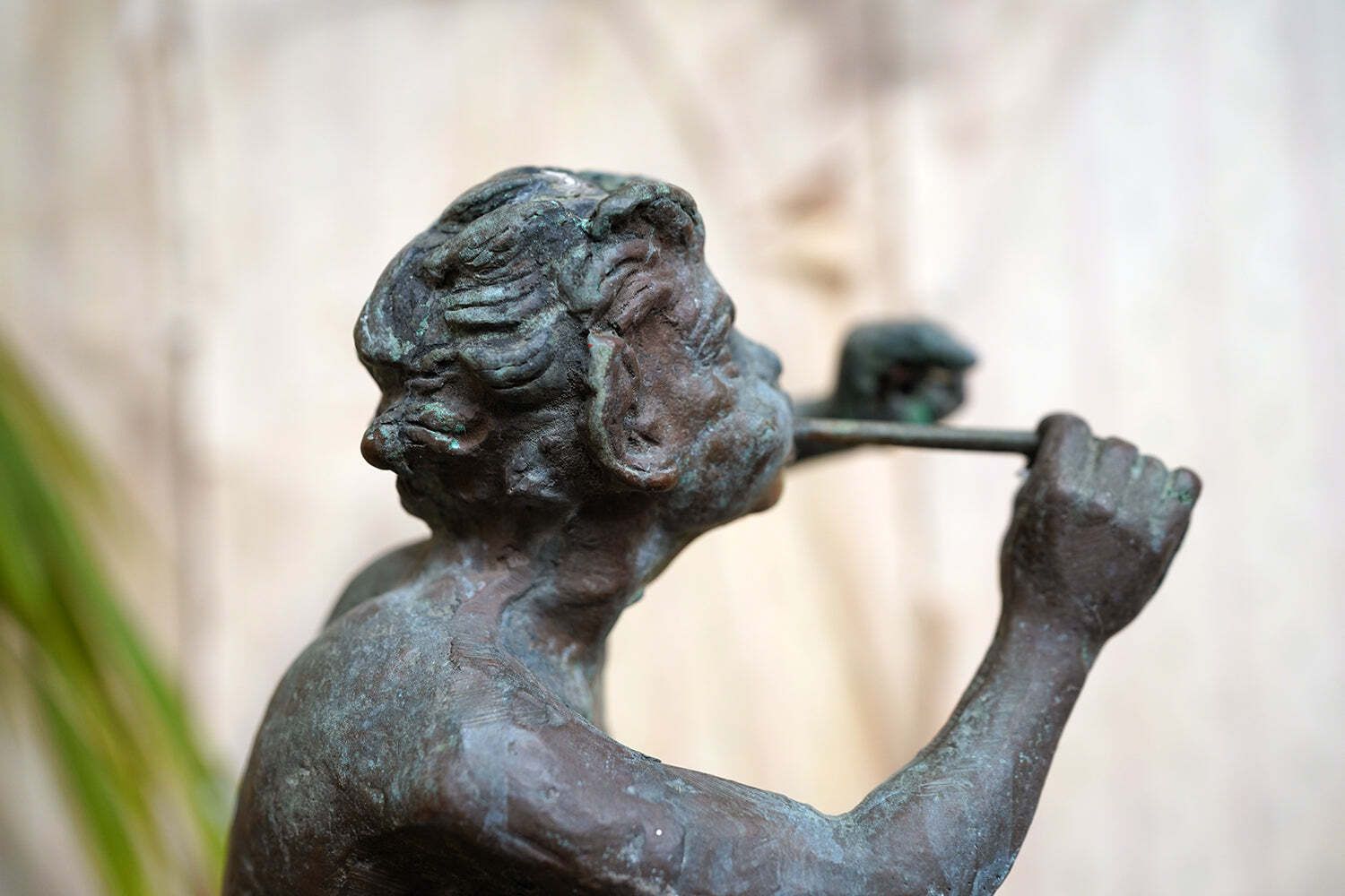 photo vinterior An Early 20thc Bronze Figure Of A Dancing Satyr Or Pan C.1900 20
