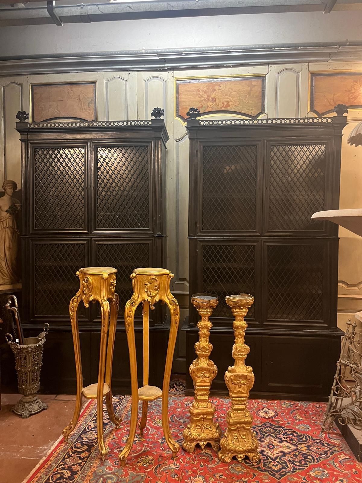 Pair Of Black Lacquered Cabinet Sideboards, Italy photo 9508.0