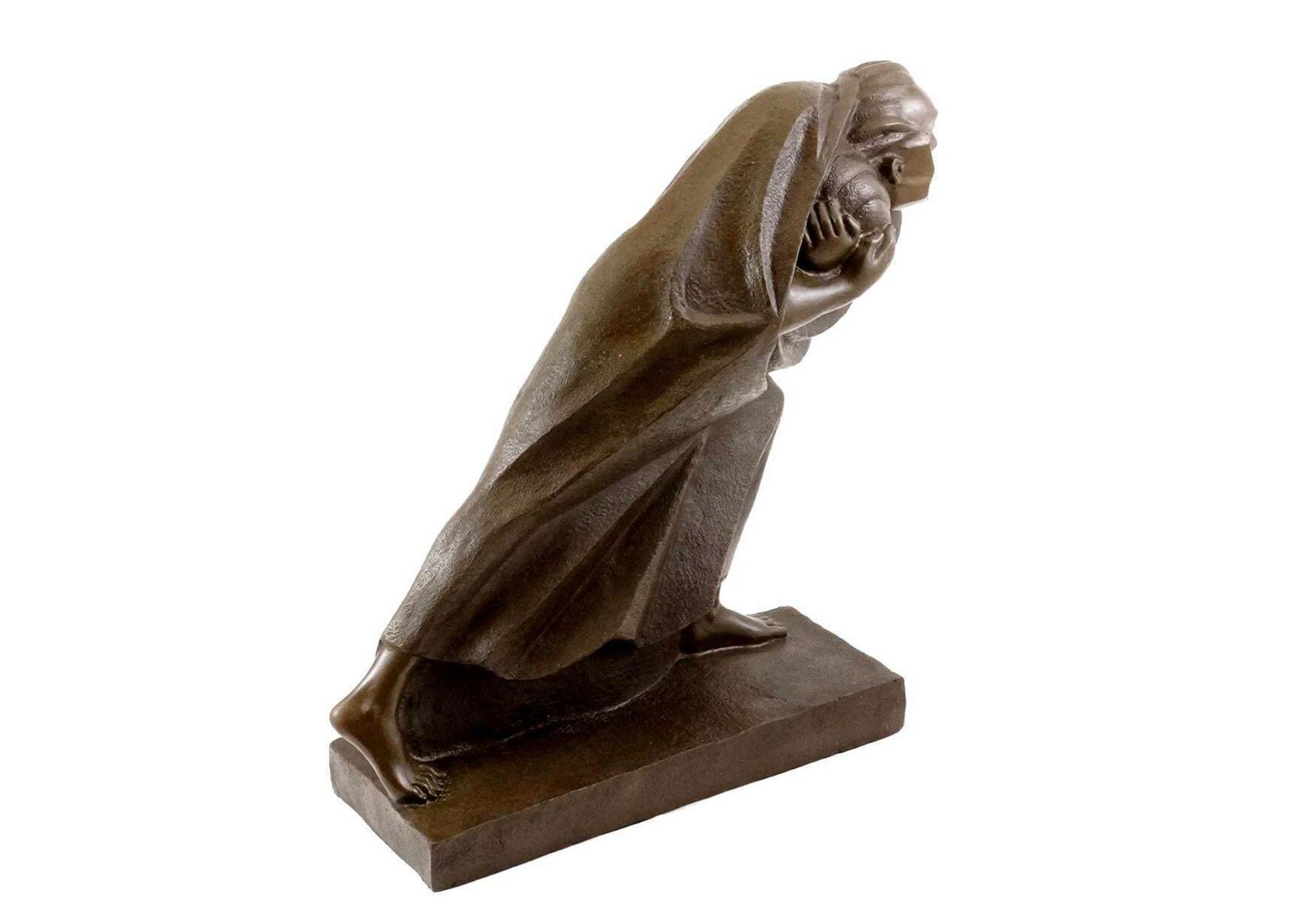 Figurative Sculpture In Bronze, 20th Century, Art Deco Style photo 4148.0