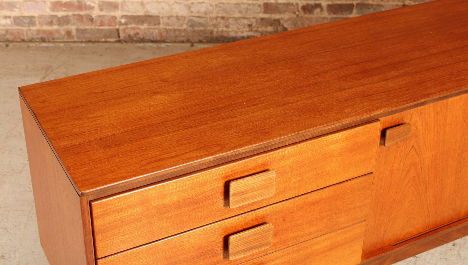 Furniture Teak Midcentury Sideboard By White & Newton C.1960s photo