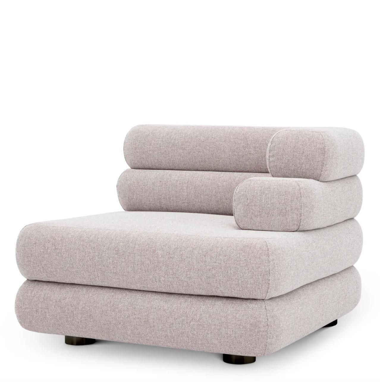 Outdoor Modular Sofa Right Module Mauritius Light Grey photo furniture