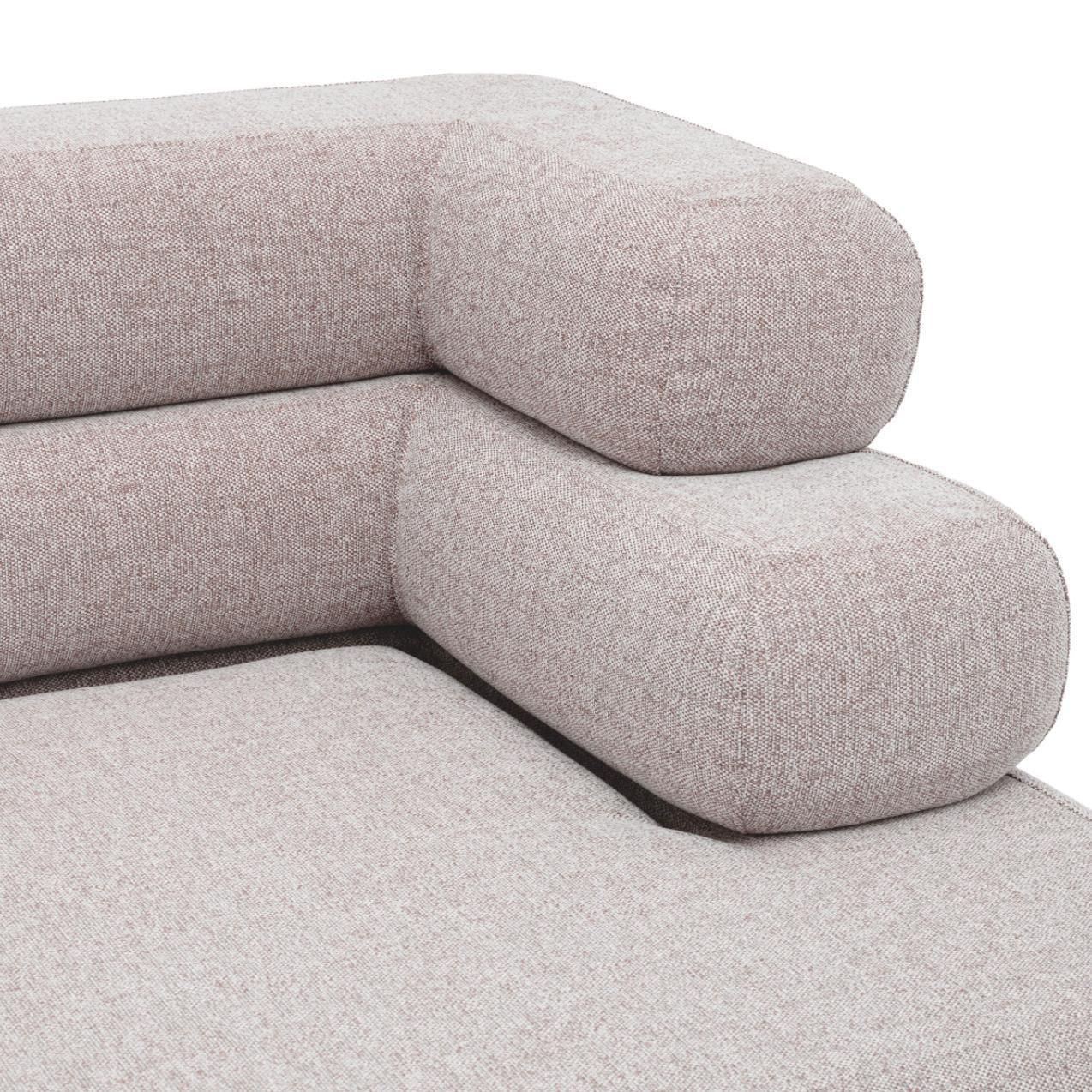 Outdoor Modular Sofa Right Module Mauritius Light Grey photo buy