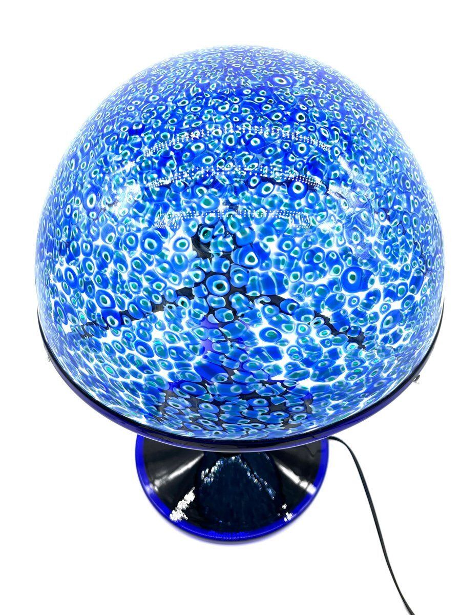 Neverrino Mushroom Lamps In Murrini Glass By Gae Aulenti For Vistosi, 1960s, Set Of 2 photo buy