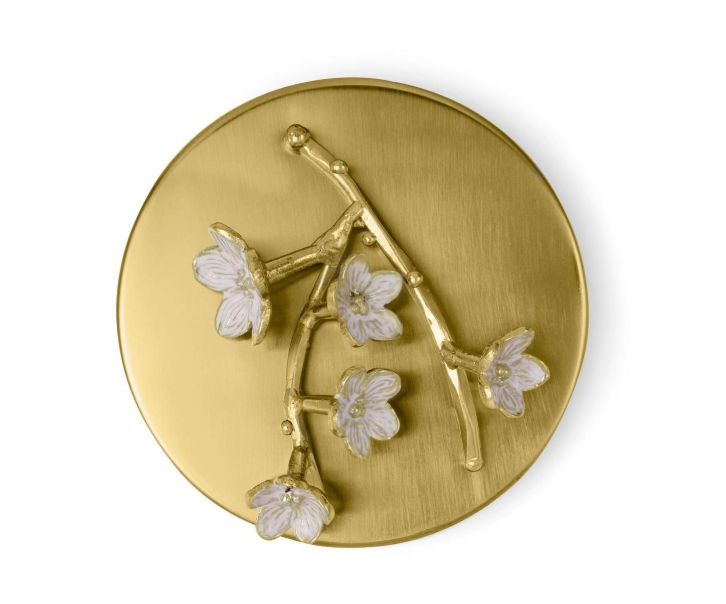 Set Of 10 Cherry Blossom Candles Handcrafted Metal And Enamel Scented Candles photo 1419.0