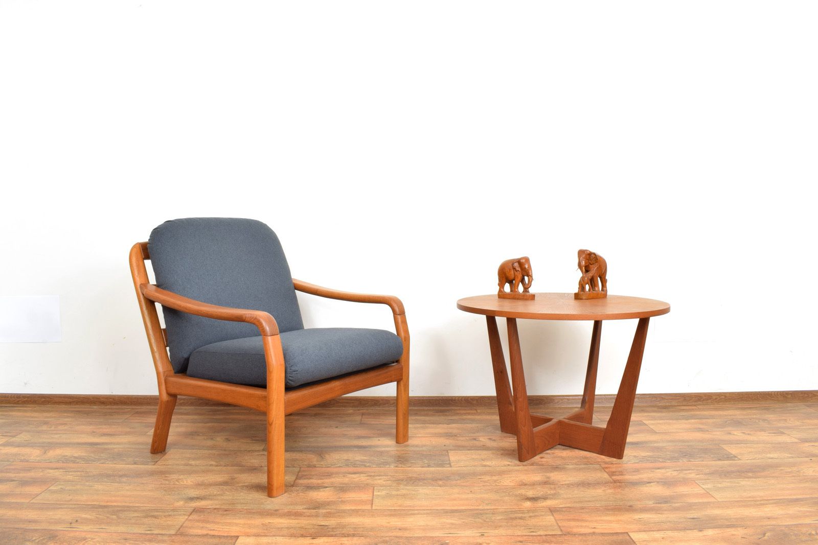 Mid Century Danish Teak Armchair From Dyrlund, 1970s. photo for sale