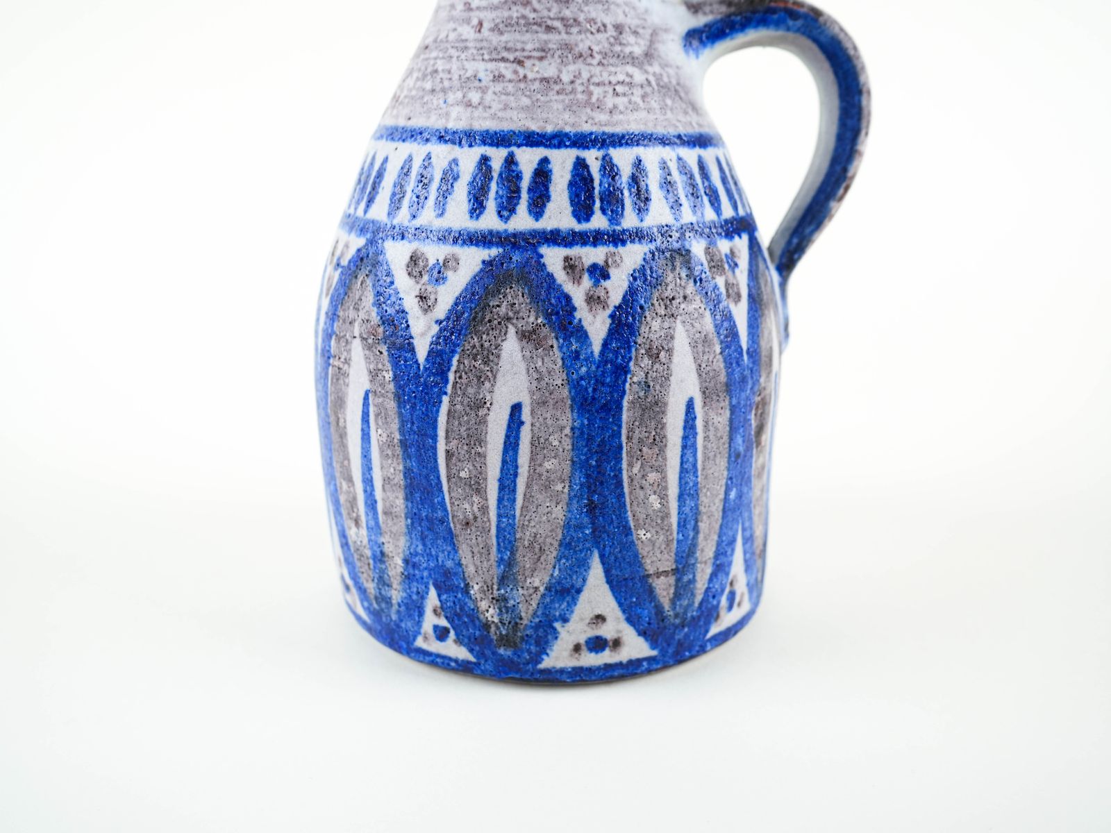 Ceramic Vase With A Handle, Danish Design, 1960s, Made In Denmark photo 379.0