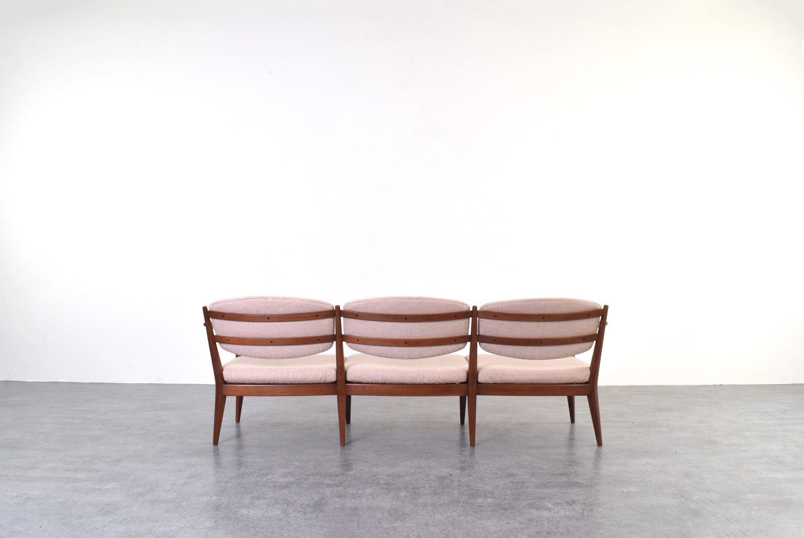 Norwegian Teak Sofa By Fredrik A. Kayser & Adolf Relling For Arnestad Bruk, 1950s photo vintage