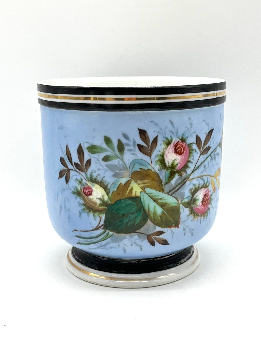 Antique Porcelain Cachepot, France, 1900 photo Home Decor