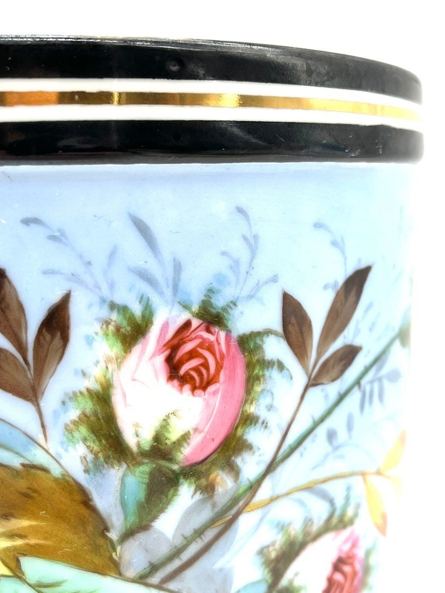 Antique Porcelain Cachepot, France, 1900 photo buy