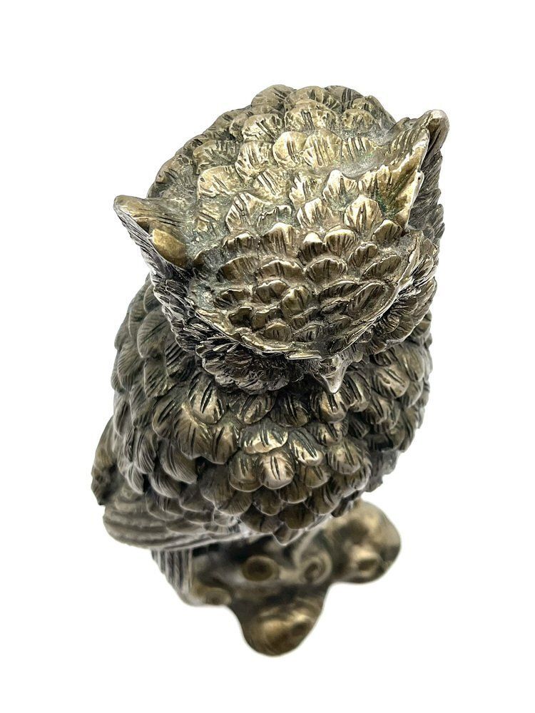 photo for sale Art Deco Metal Owl