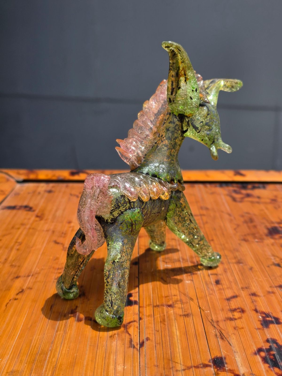 Murano Glass Sculpture Pulegoso 1930 Art Deco Donkey Martinuzzi photo vinterior