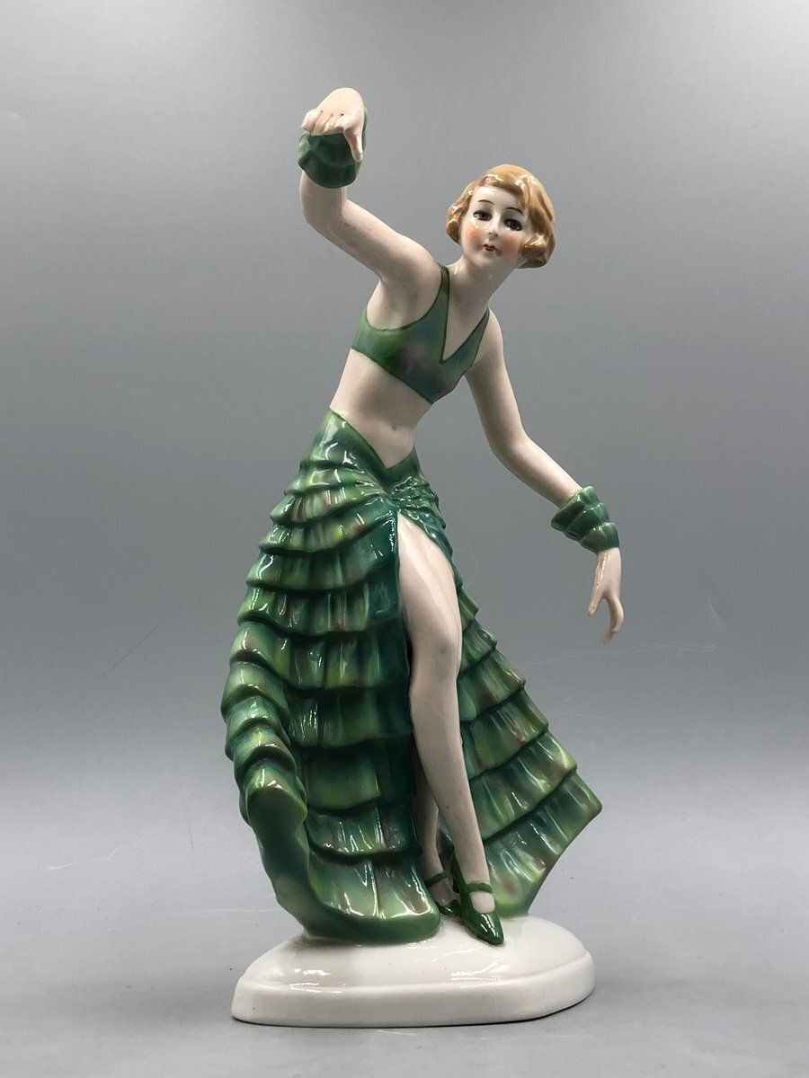 Art Deco Porcelain Dancer From Fasold & S Tauch photo for sale