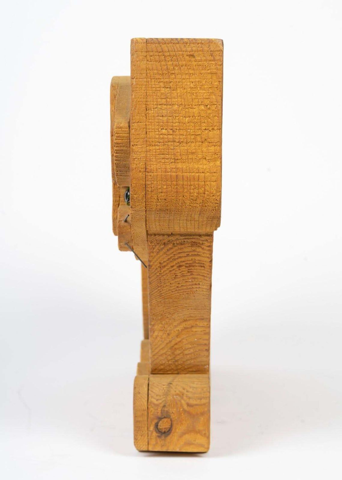 Wooden Sculpture By Michelangeli Depicting A Cat. photo Art