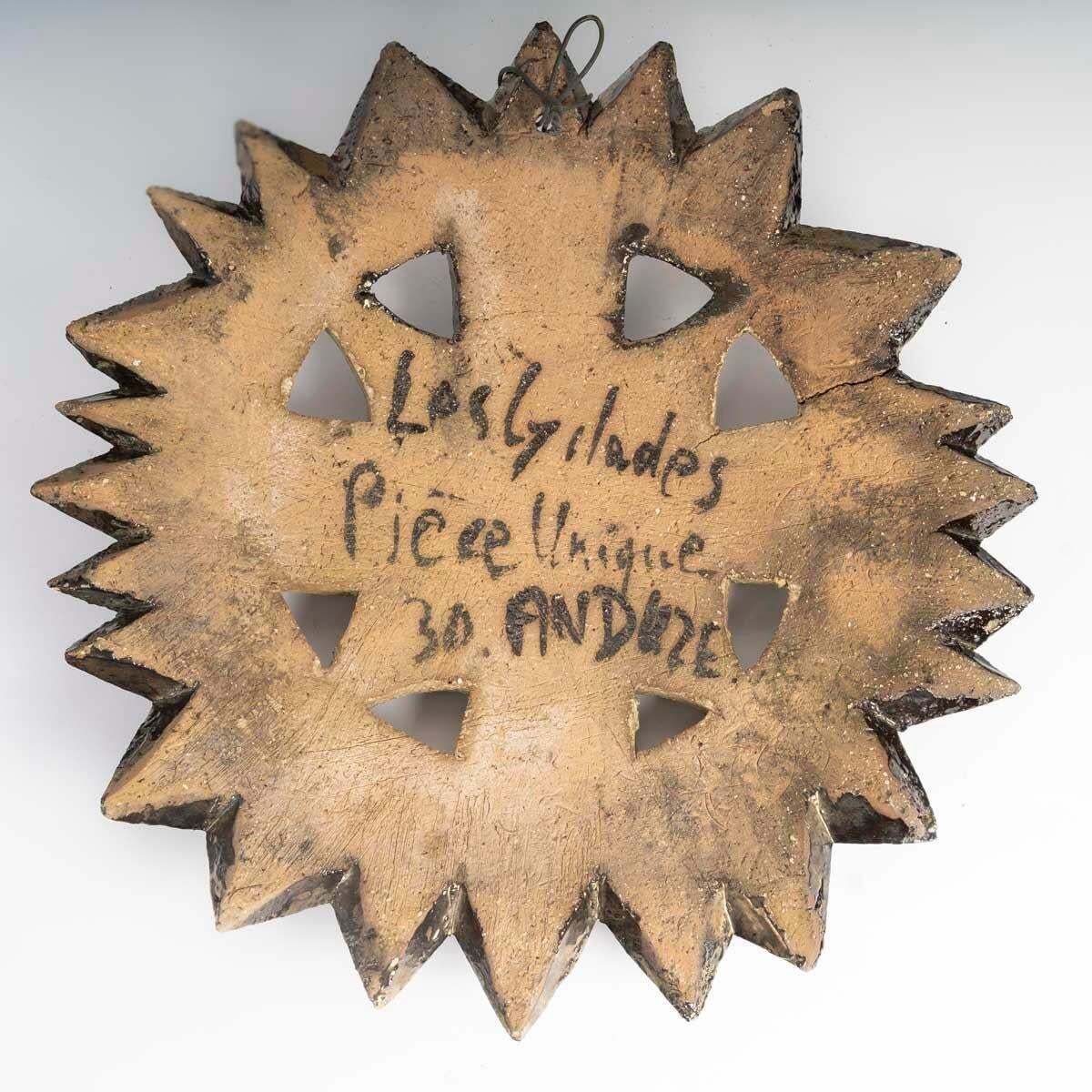 Zobel Ceramic, The Sun, 20th Century. photo 4698.0