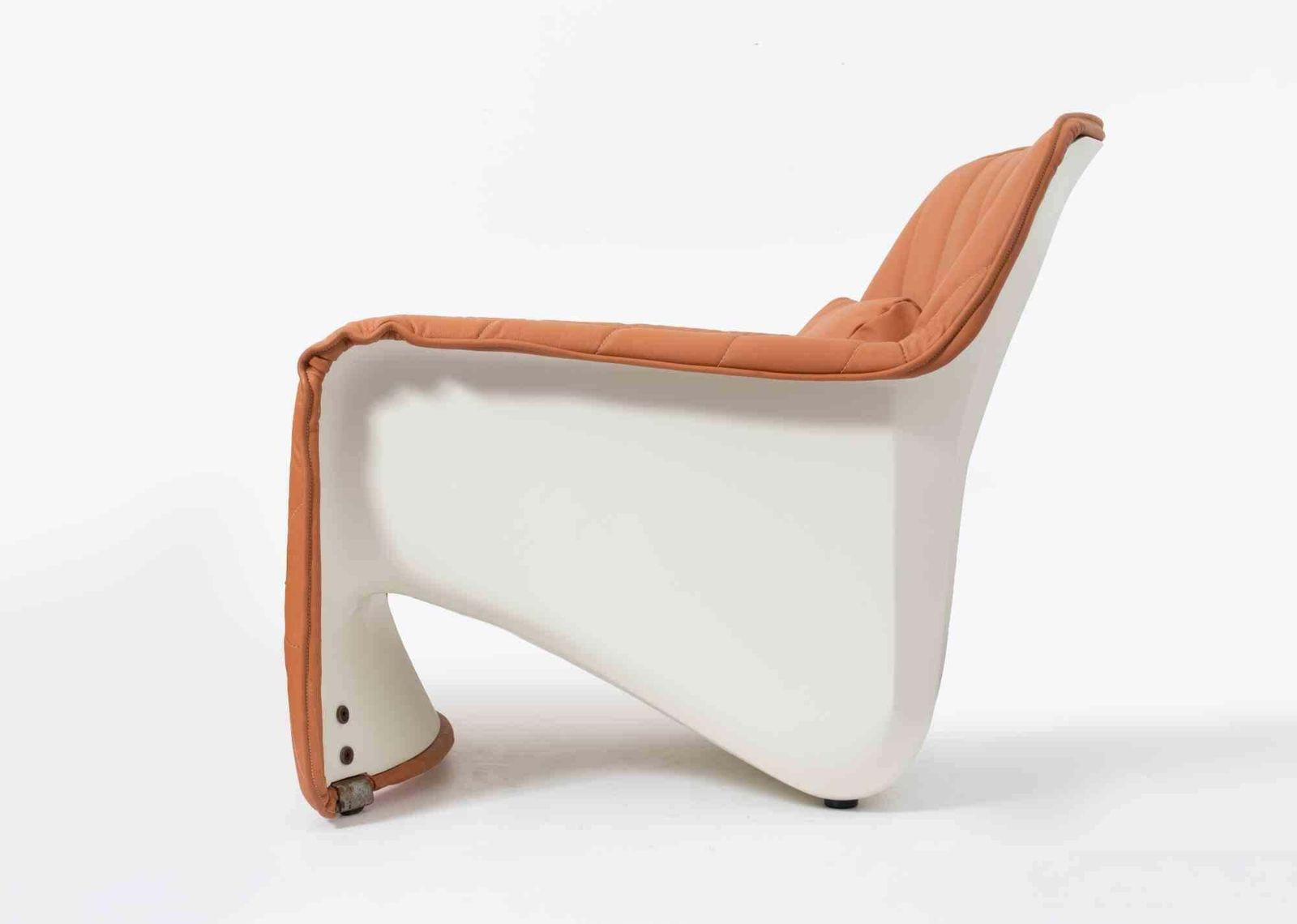 Pair Of Armchairs Model "Bicia" By Carlo Bartoli For Arflex, 1970s photo Furniture