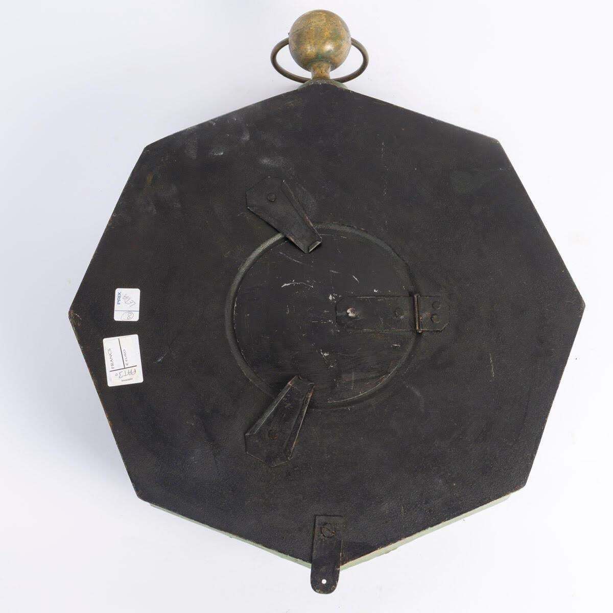 19th Century Wall Mirror Made Of Painted Sheet Metal, Napoleon III Period. photo Home Decor