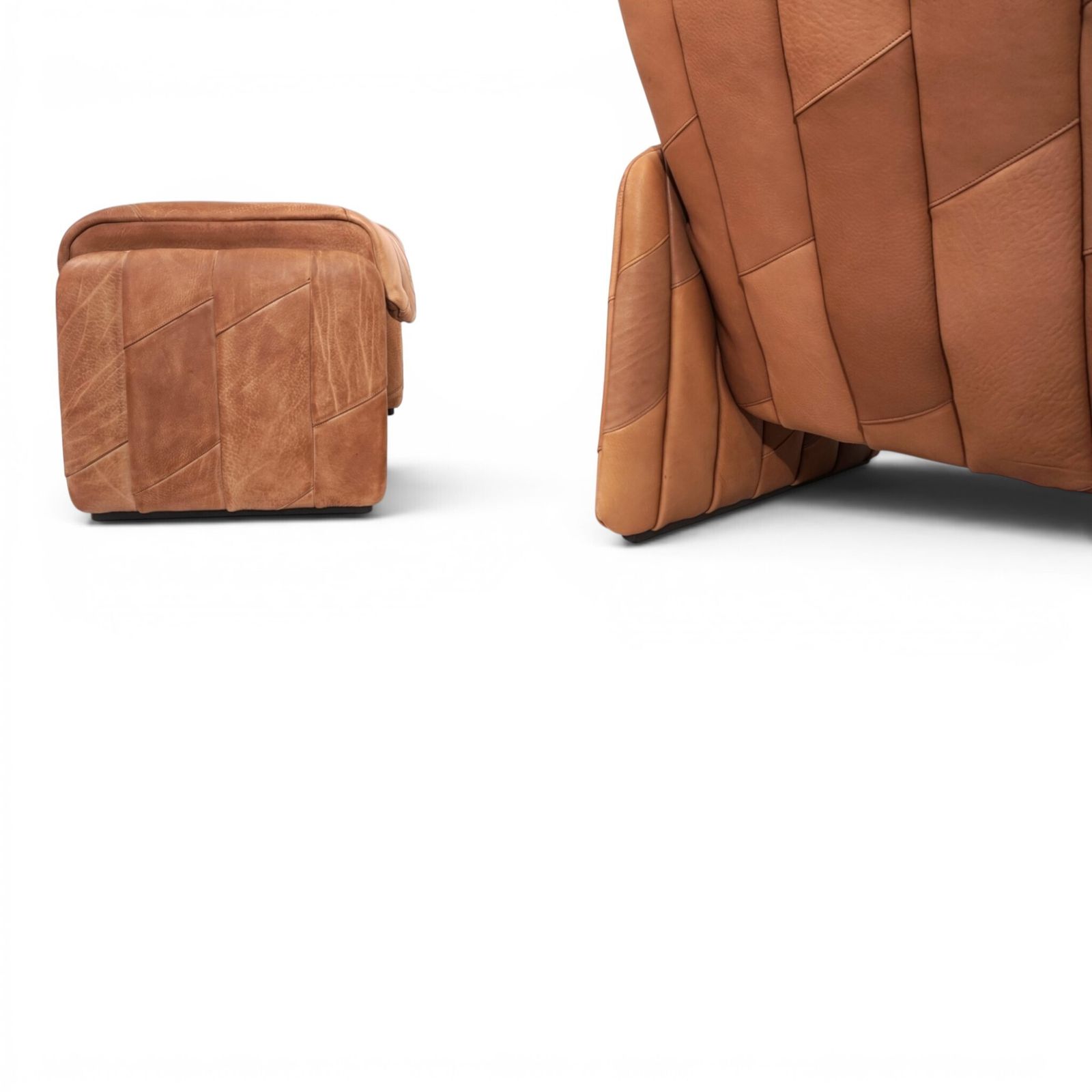 1690.0 De Sede Ds 50 Buffalo Leather Patchwork Lounge Chair, 1970 photo