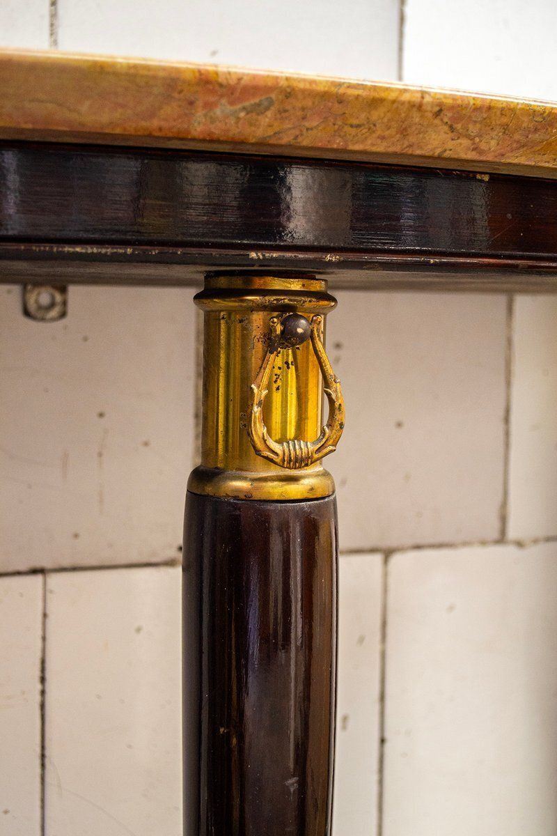 Teakhouten Consoletafel Toegeschreven Aan Osvaldo Borsani, Italië, Jaren 1950 photo Meubels