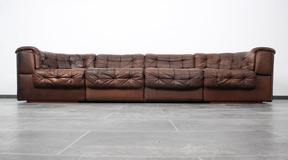 Ds11 Modular Sofa From De Sede, 1970s, Set Of 4 photo Furniture
