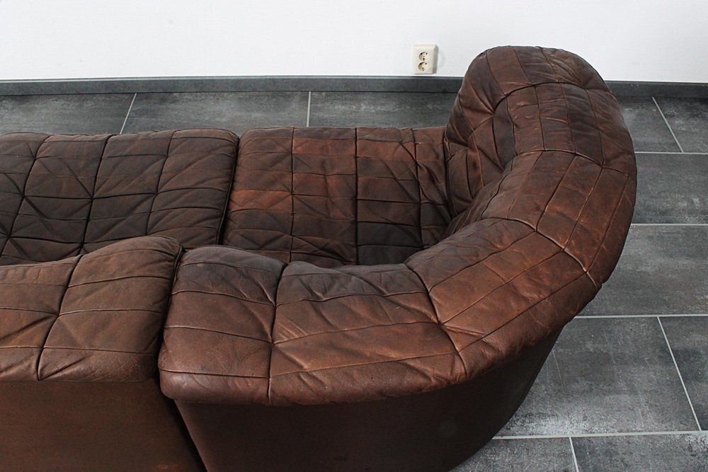 photo vinterior Ds11 Modular Sofa From De Sede, 1970s, Set Of 4