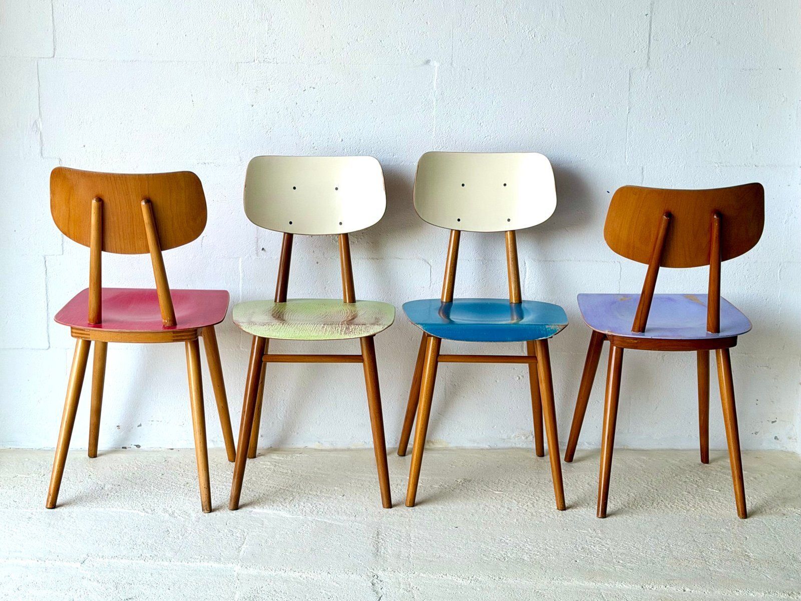 Bistrostoelen van Ton, 1960, set van 4 photo Meubels