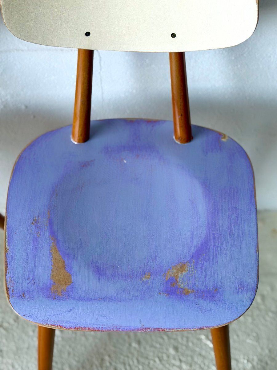 Bistrostoelen van Ton, 1960, set van 4 photo vintage