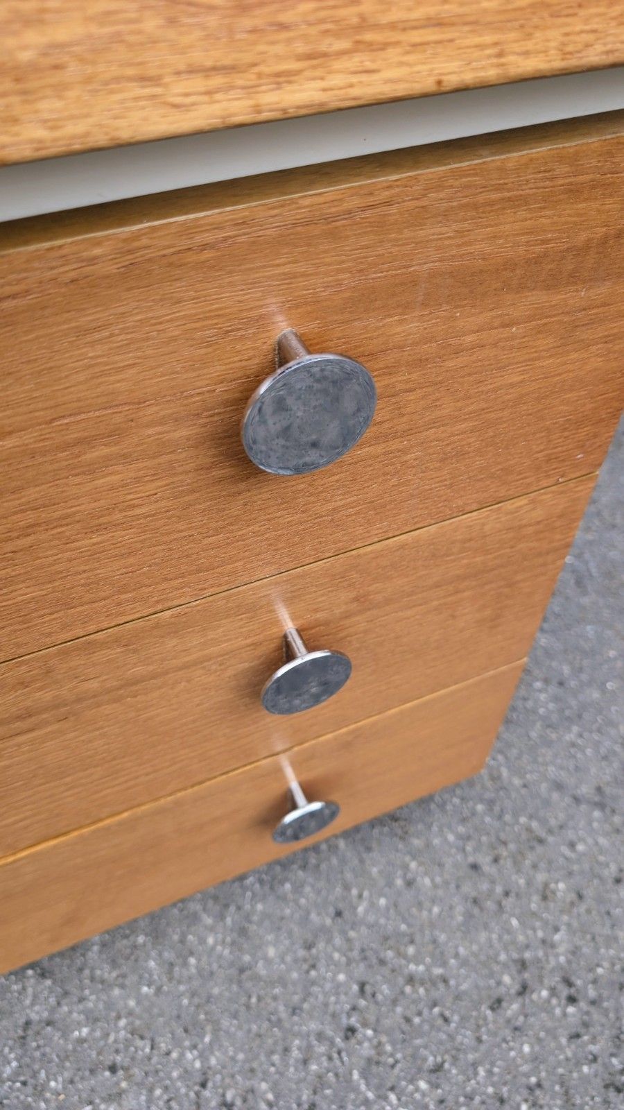 Danish Teak Chrome Chest Of Drawers Mid Century Vintage 50s 60s 70s Retro Scandi photo buy