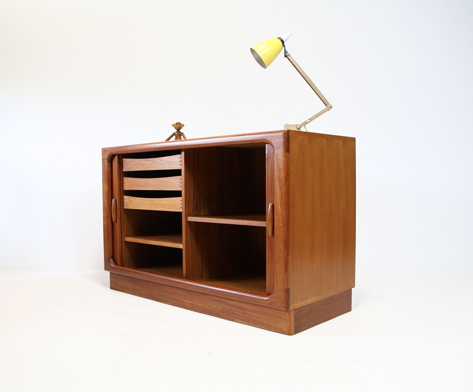 Dyrlund Tambour Teak Sideboard   Mid Century Danish 1960s photo for sale