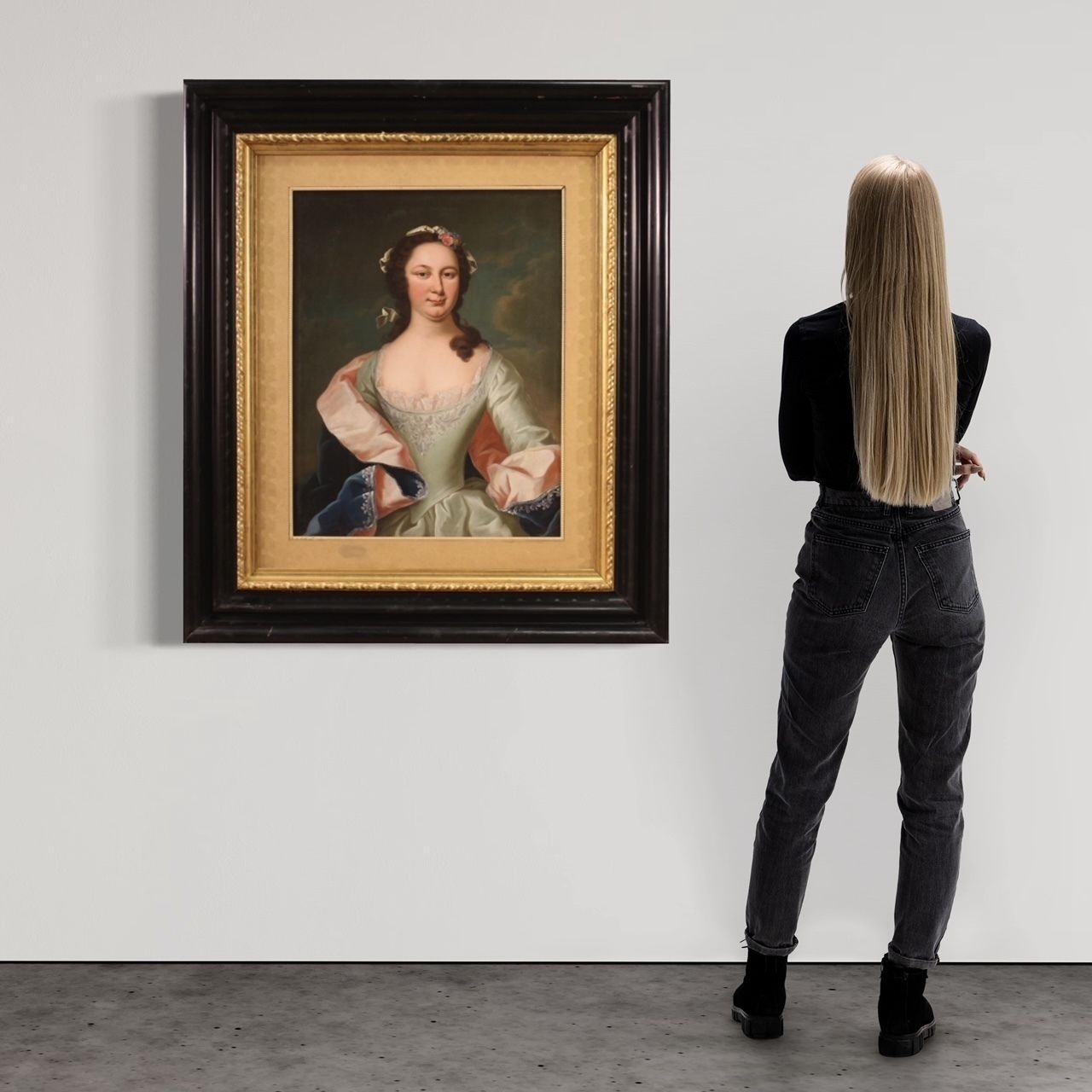 Fraai 19e-eeuws portret van een dame photo vinterior