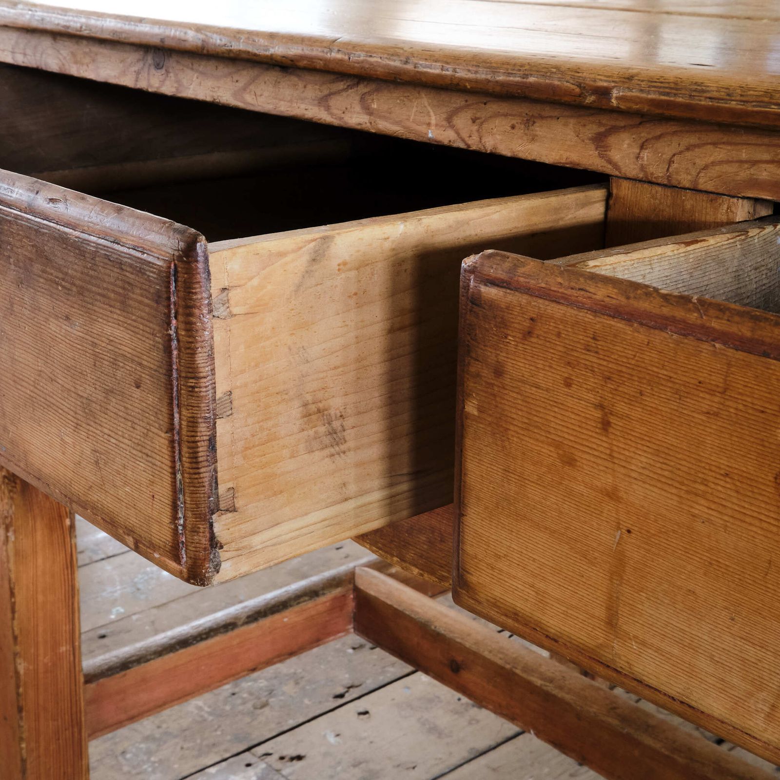 19th Century Pine Dairy Table photo Furniture